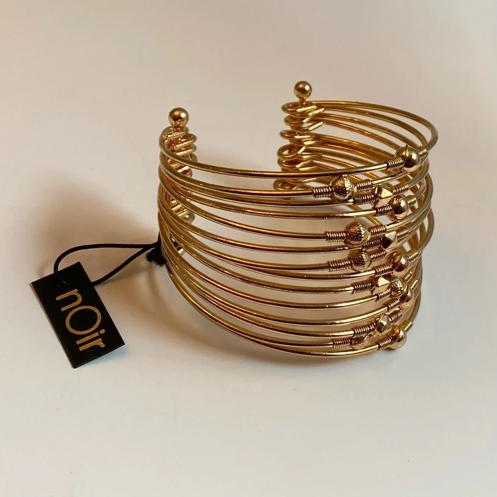 nOir Cage Cuff Bracelet